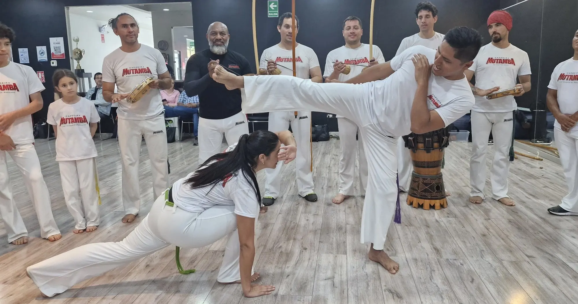 A Capoeira Mutamba class